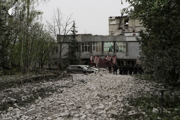 Ukraynanın Çerniqov şəhərinə raket hücumu nəticəsində ölən və yaralananların sayı artıb